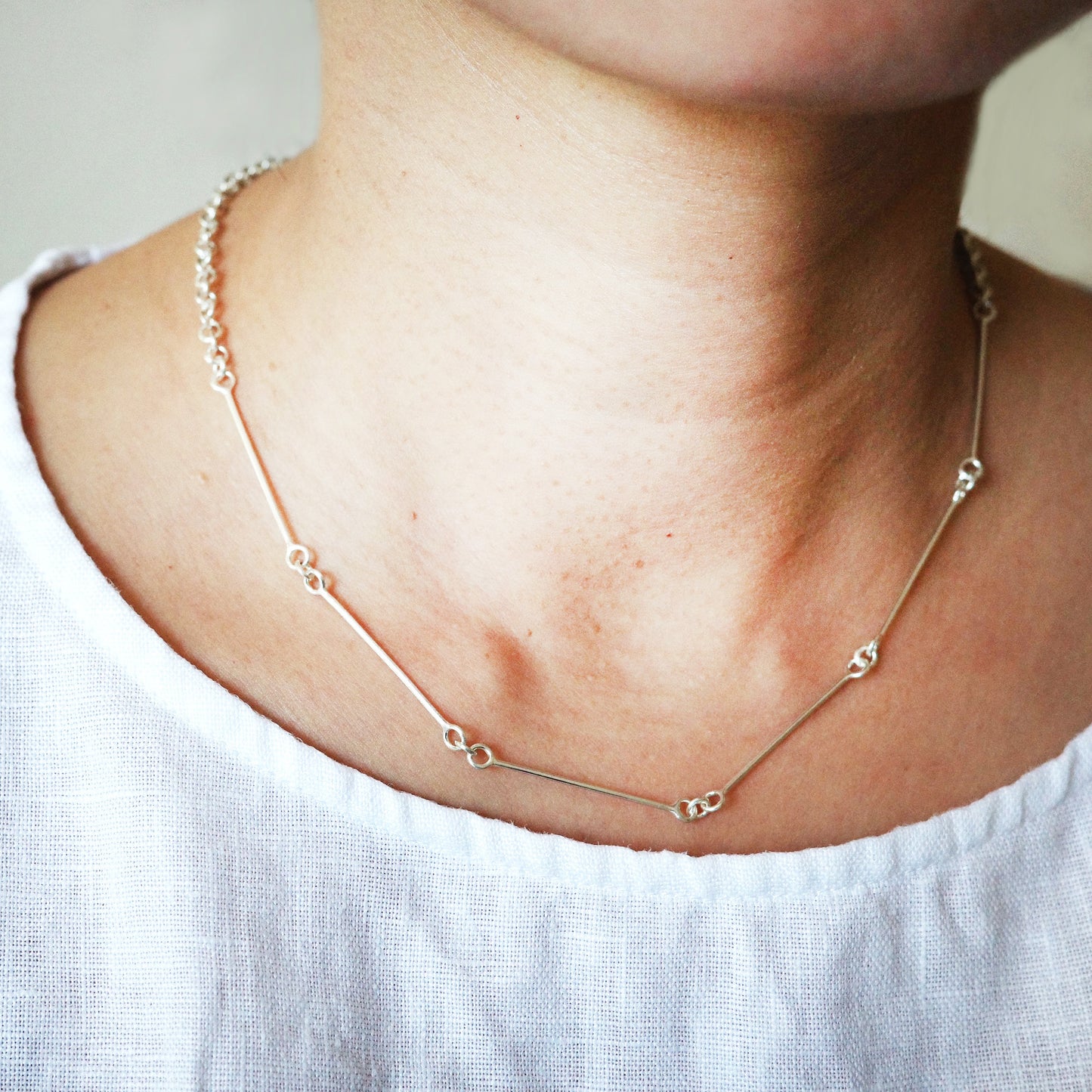 Ama Silver Necklace