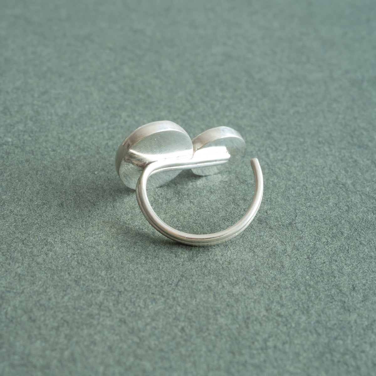 Masonry Green Opalite Open Ring