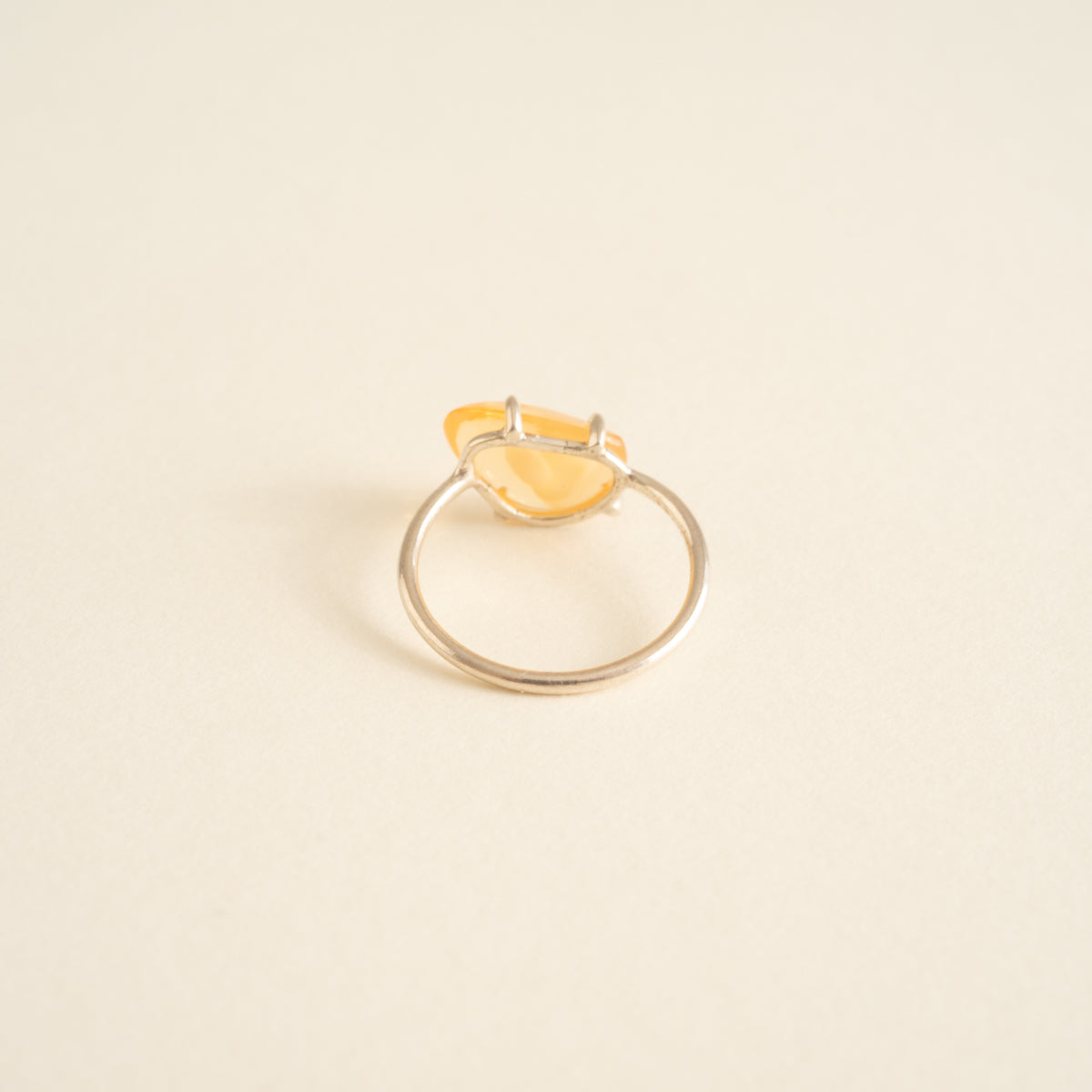 Grains Fire Opal Pinky Ring (Size 4.5)