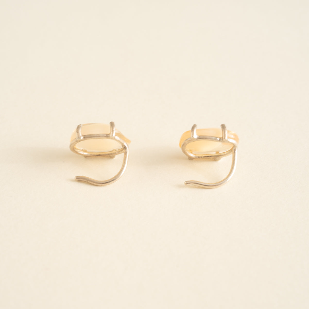 Grains Fire Opal Earrings L