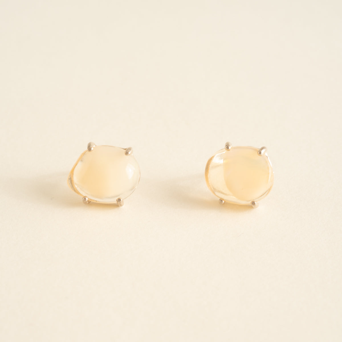 Grains Fire Opal Earrings L