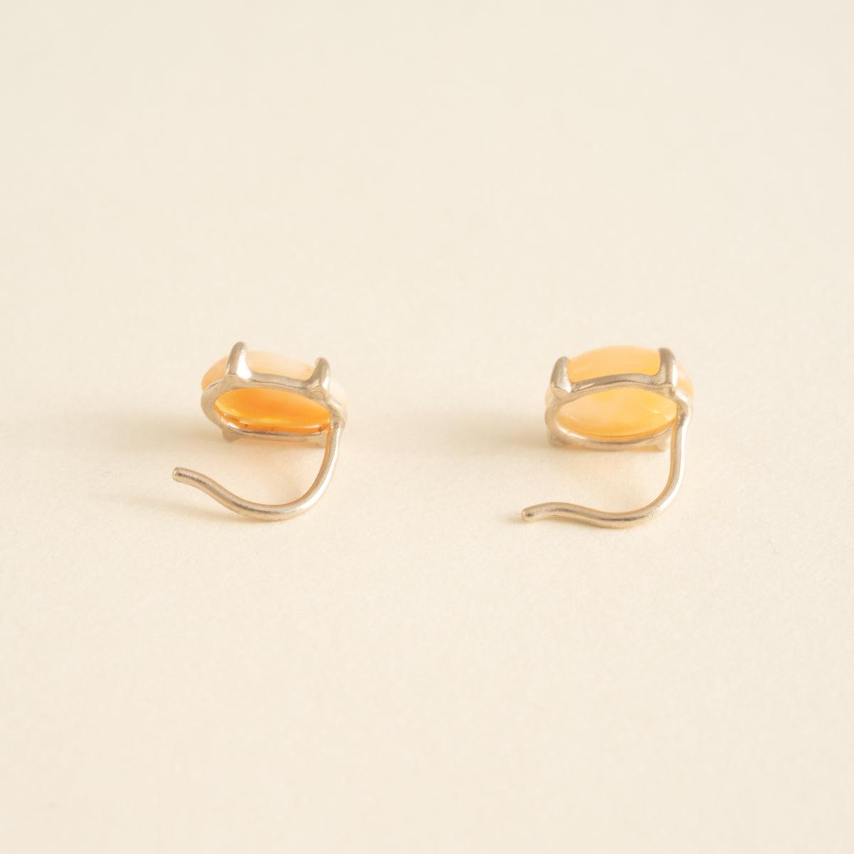 Grains Fire Opal Earrings S