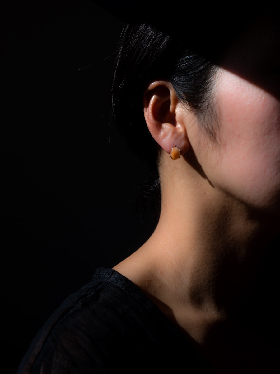 Grains Fire Opal Earrings S